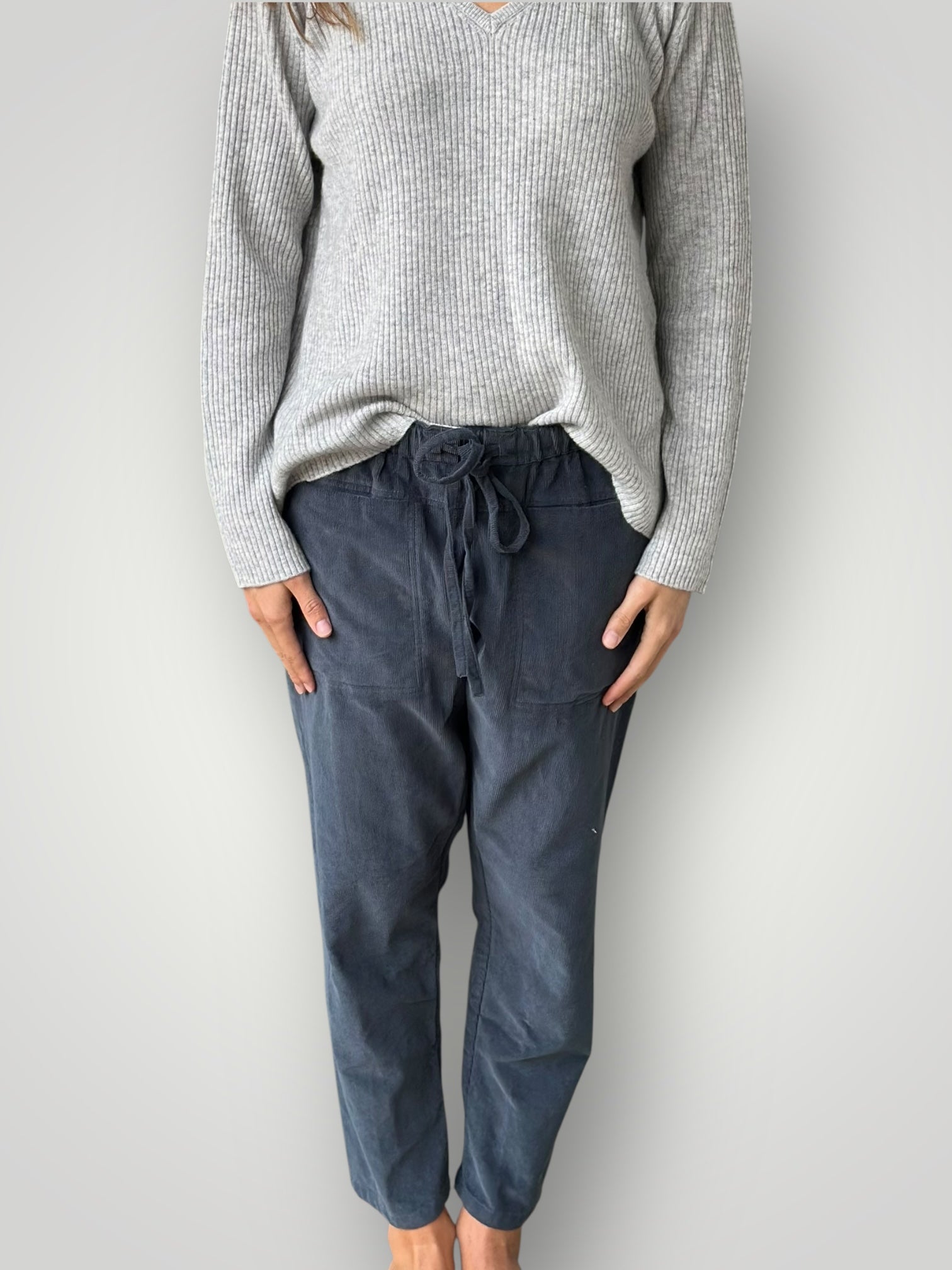jessie pants -charcoal cord Apparel
