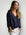 raine shirt - navy linen Apparel