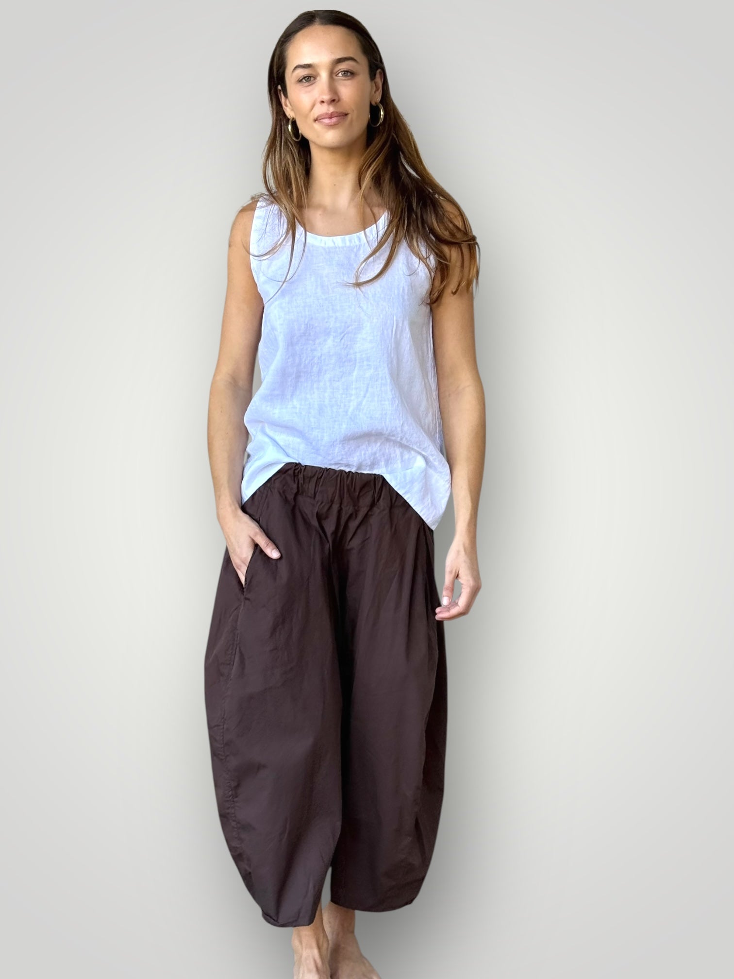 lana skirt - chocolate cotton Apparel