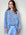 avril top - small cornflower stripe linen Apparel