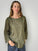 april top - army linen Apparel