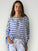 avril top - cornflower stripe linen Apparel