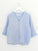 raine shirt - soft blue linen Apparel