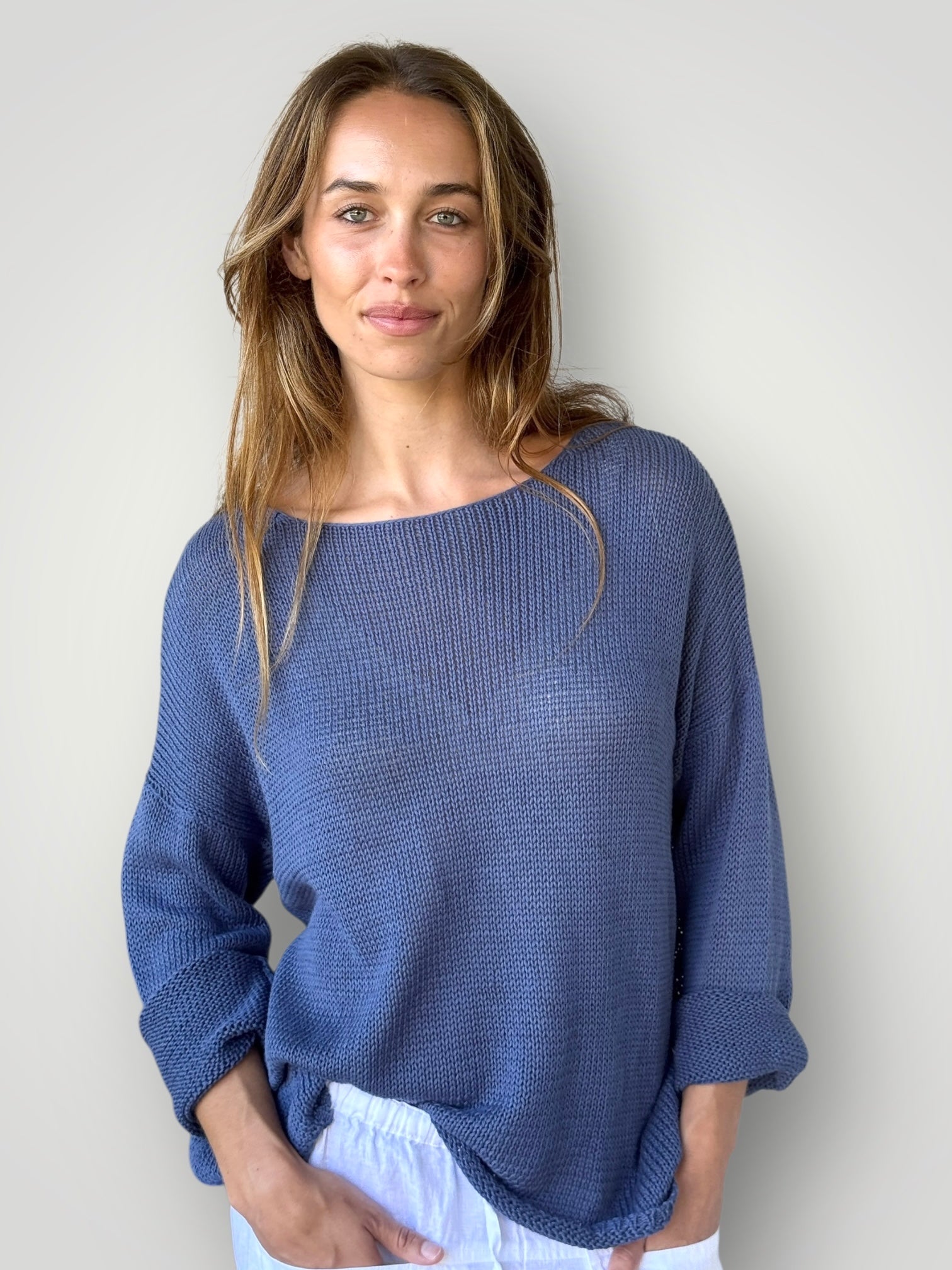 ashton knit - denim cotton General