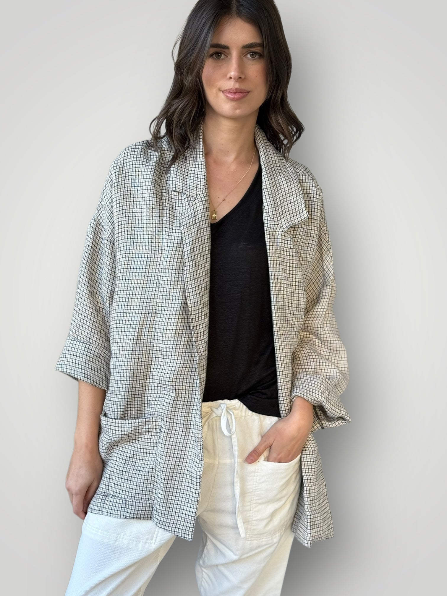 albert blazer - woven linen Shirts