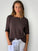 alex top- chocolate cotton knit Apparel