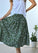lola skirt - moss floral linen Apparel