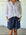 abbey short - navy linen Apparel