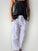 fleur straight leg pants - white linen Apparel