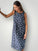 becky dress - charcoal spot linen Apparel