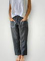 darcy pants - charcoal linen Apparel