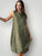 adele dress-army linen Apparel