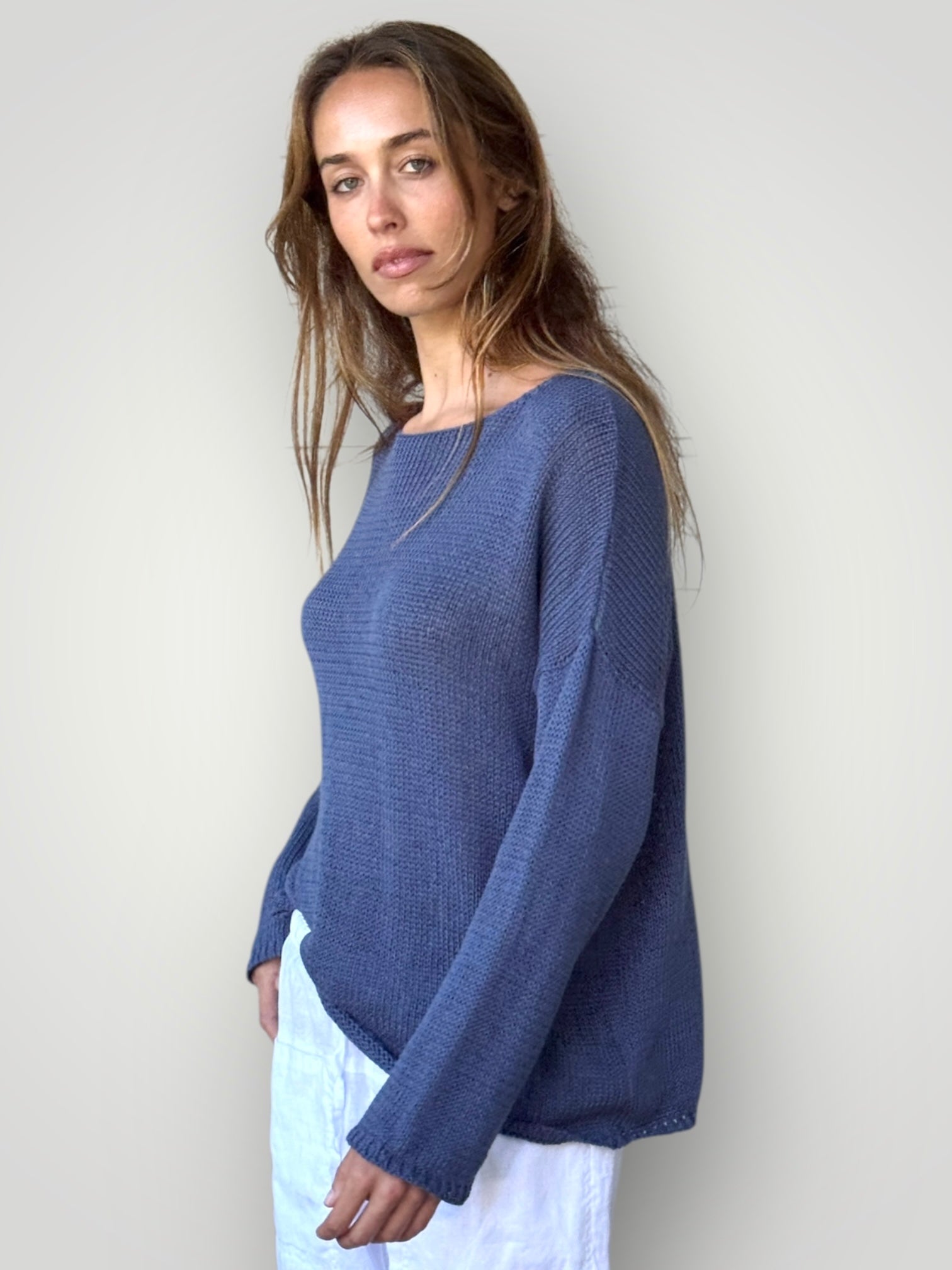 ashton knit - denim cotton General