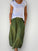 lana skirt - moss linen Apparel