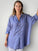 megan shirt - cornflower linen Apparel