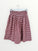 zoe skirt - red gingham cotton Apparel