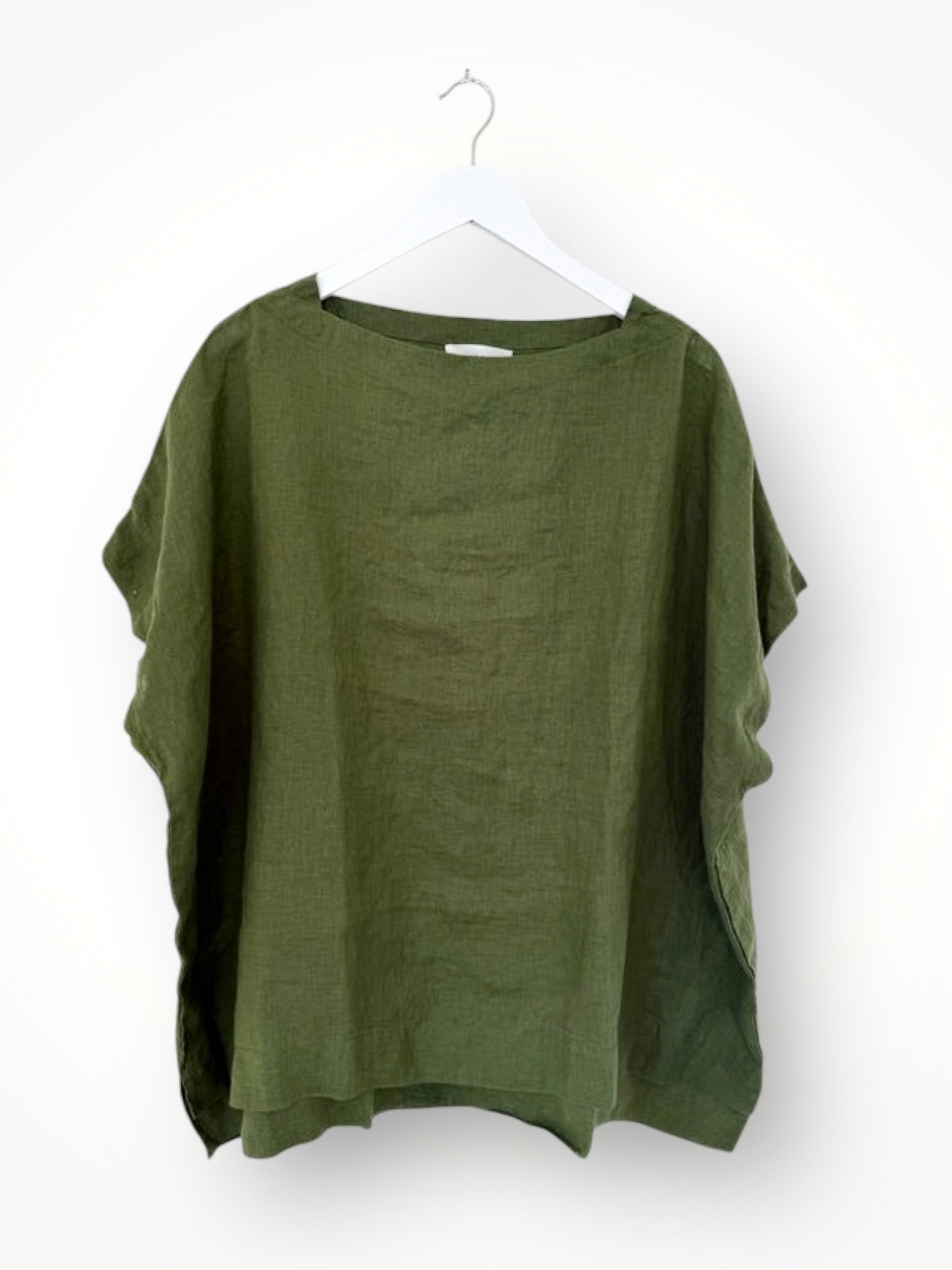 sammy top - moss linen Apparel