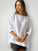 avril top - white linen Apparel