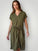 harper dress mid length -army cotton Apparel