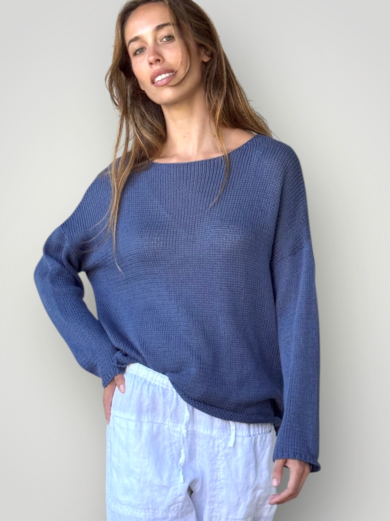 ashton knit - denim cotton General