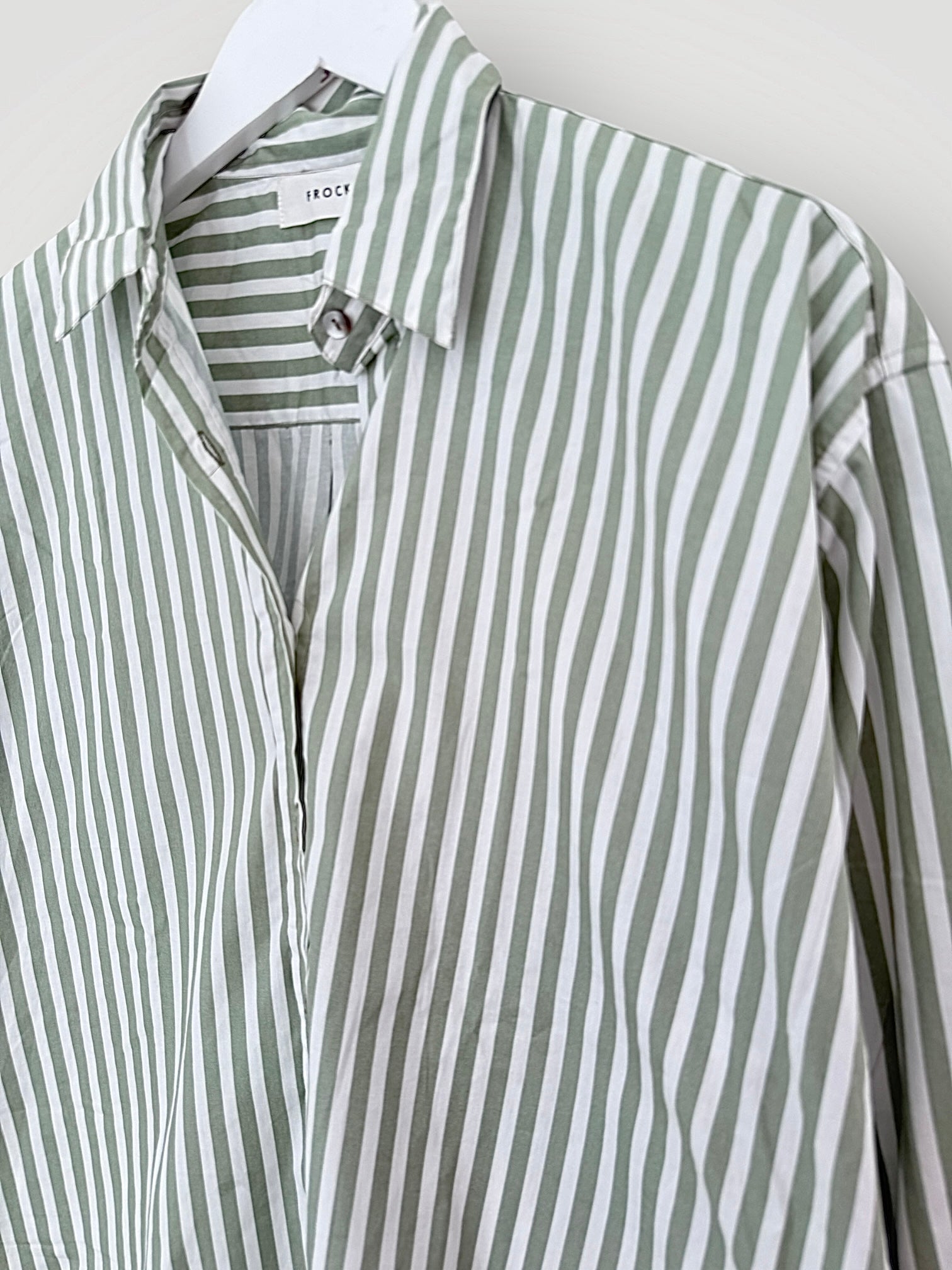 jordan shirt-sage stripe cotton