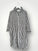 elena shirtdress - charcoal stripe linen Apparel