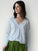 mavis v neck knit-winter white cashmere Apparel