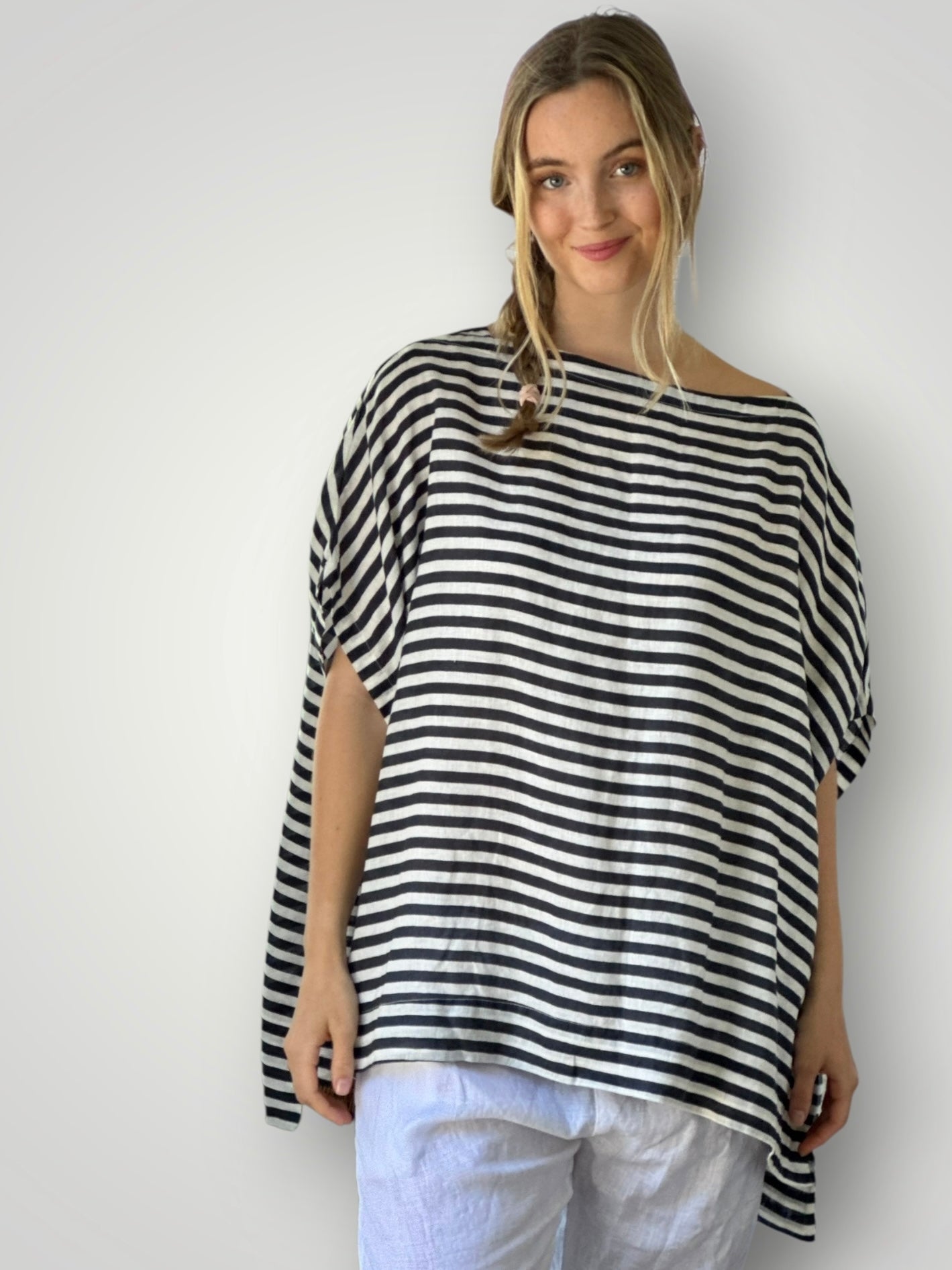 sammy top - navy stripe Apparel