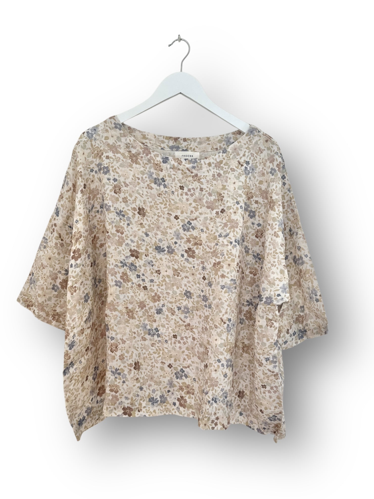marita top - flower patch linen Apparel