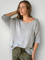 alex top - pebble cotton knit Apparel