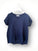 ellie v neck-blue dusk linen Apparel