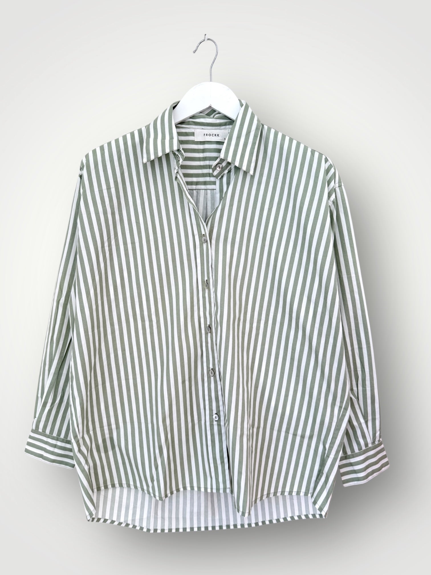 jordan shirt-sage stripe cotton