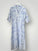 bridget dress - soft blue/white big flower linen Apparel