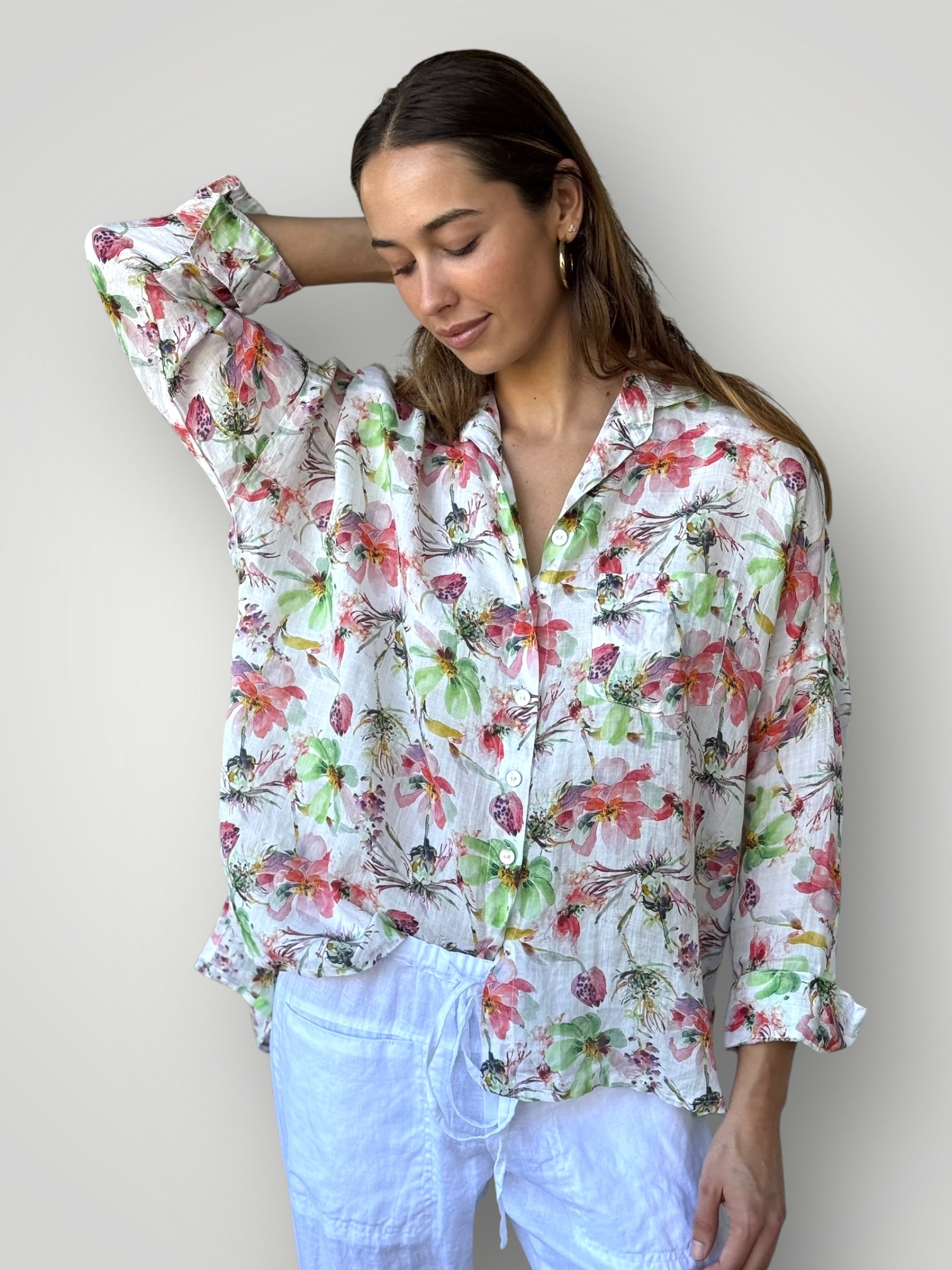 rosie shirt - flower garden Apparel