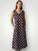 imogen dress-chocolate spot linen