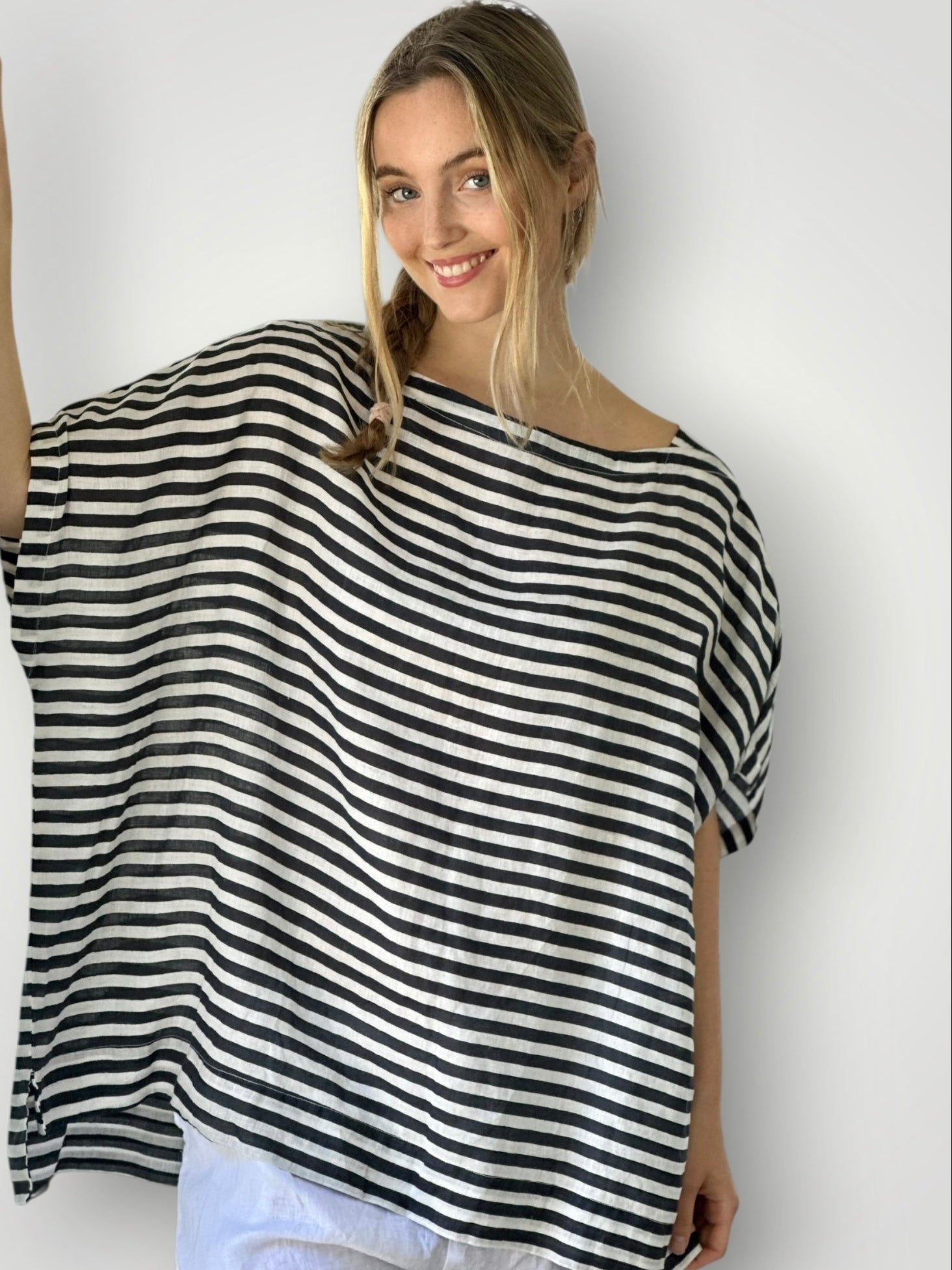 sammy top - navy stripe Apparel