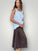 lola skirt - chocolate linen Apparel