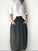 lana skirt - black linen Apparel