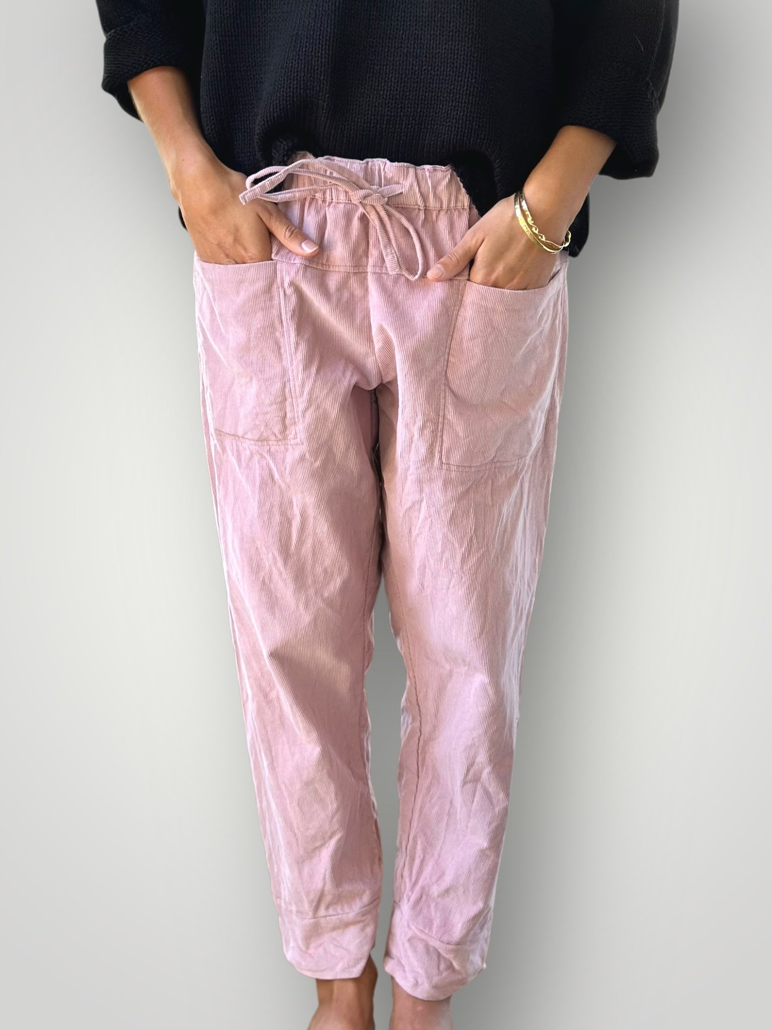 darcy pants-dusty pink cord Apparel
