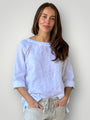 april top-white linen Apparel