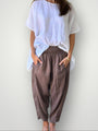 frankie pant - soil linen Apparel