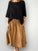 lola skirt - caramel linen Apparel