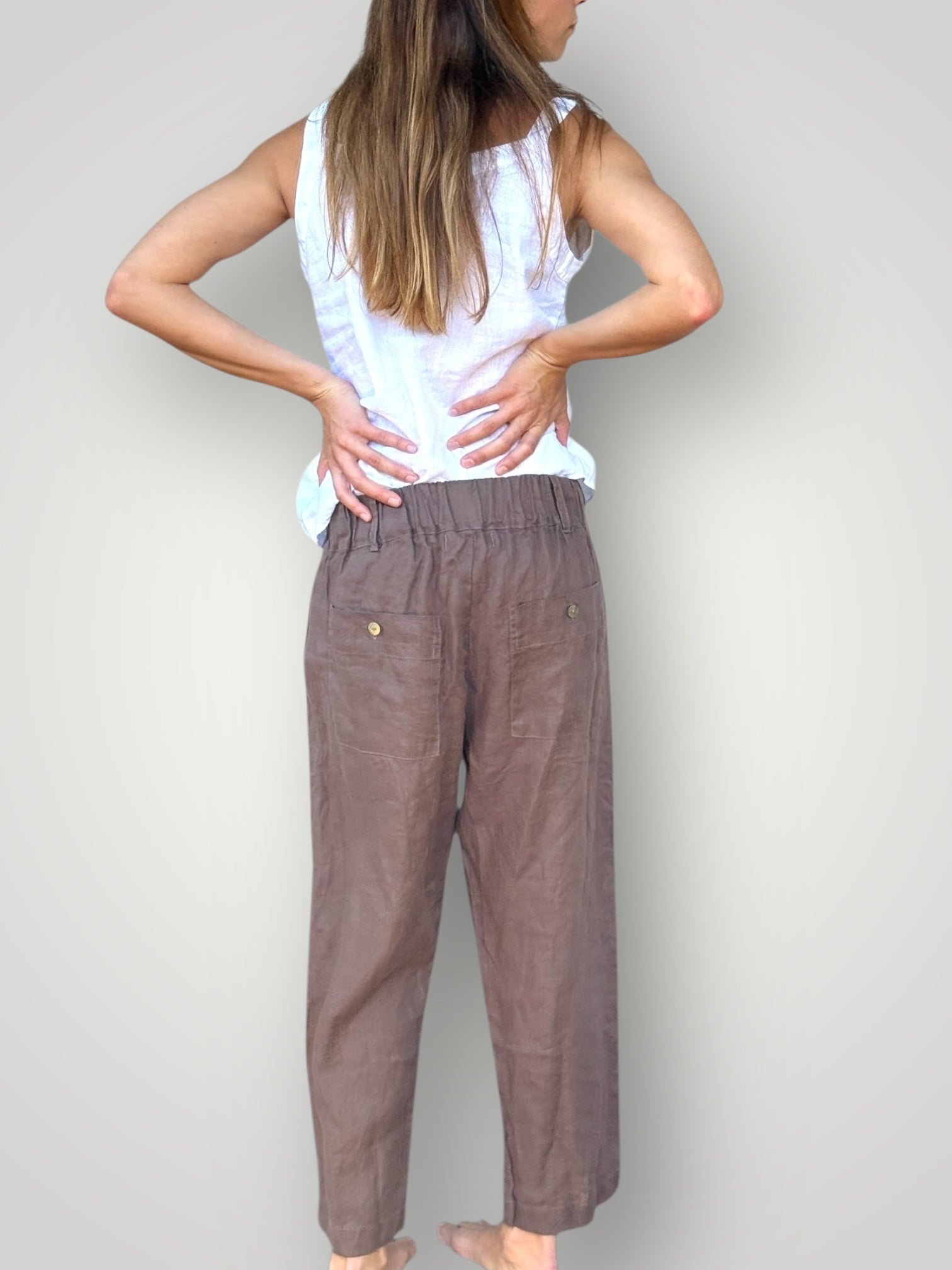 peta pants - soil linen Apparel
