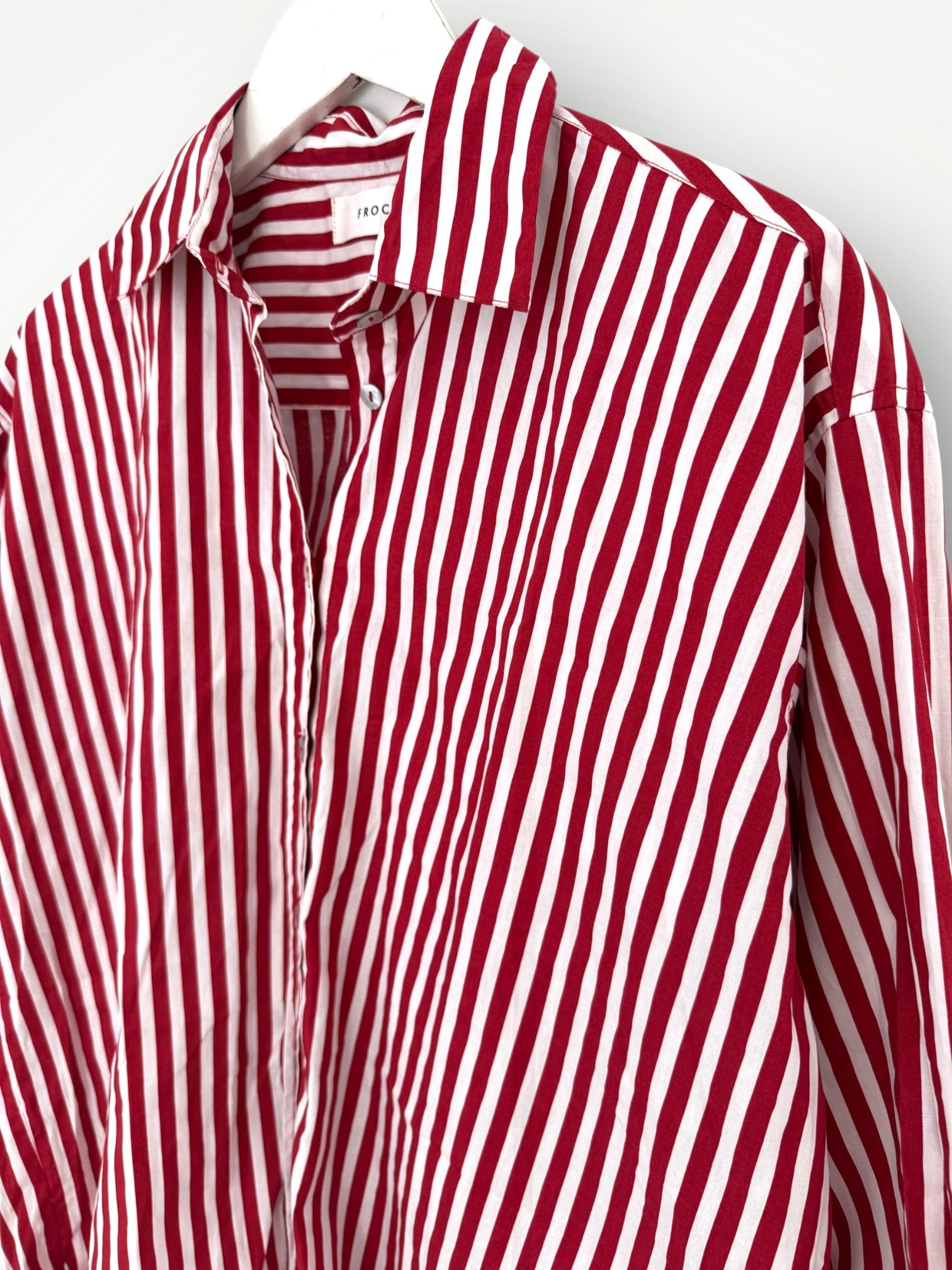 jordan shirt-red stripe cotton