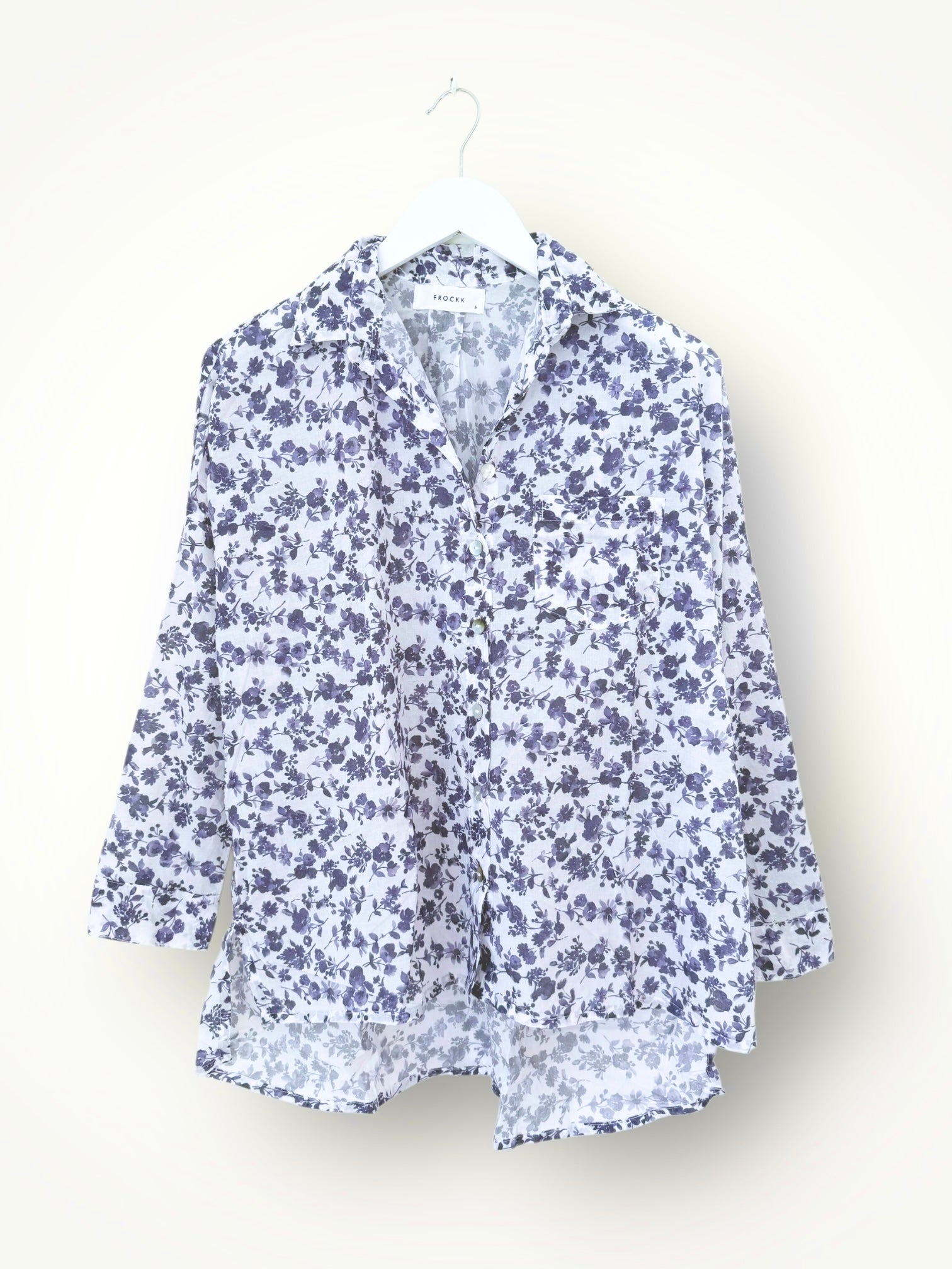 rosie shirt - orchid water flower cotton Apparel