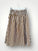 lola skirt - caramel stripe cotton Apparel