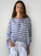 avril top - 2cm cornflower stripe Apparel