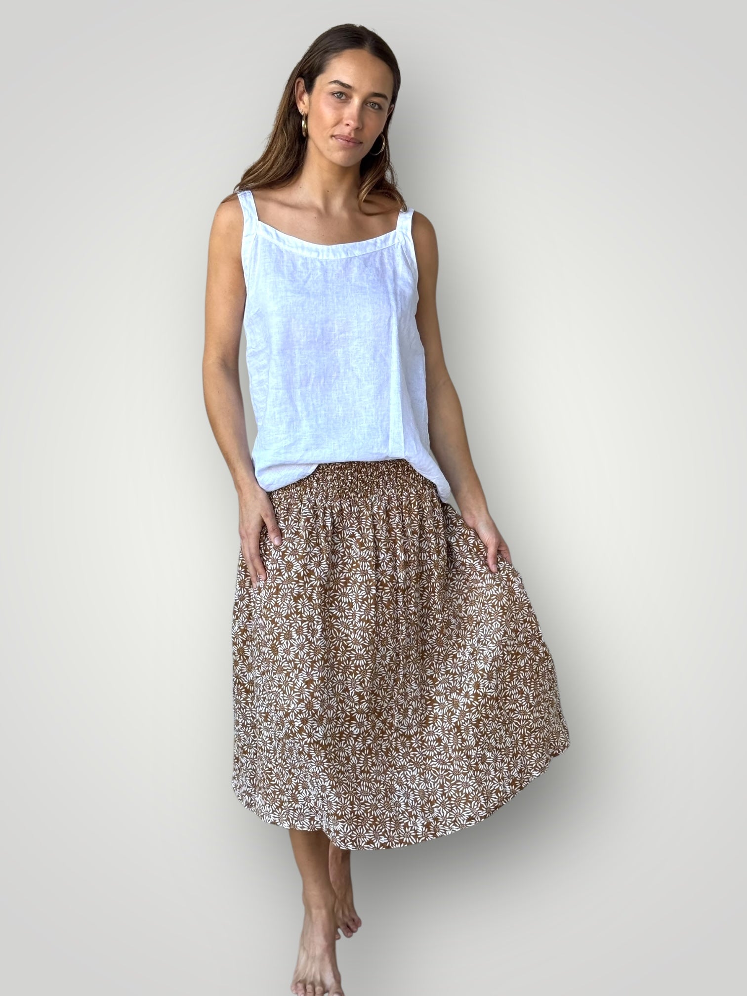 Lola Skirt, Long, Passion Flower