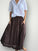 lulu skirt-chocolate linen Apparel