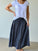 lulu skirt - charcoal linen Apparel